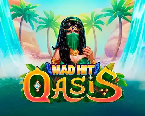 Logo des Mad Hit Oasis-Online-Spielautomaten