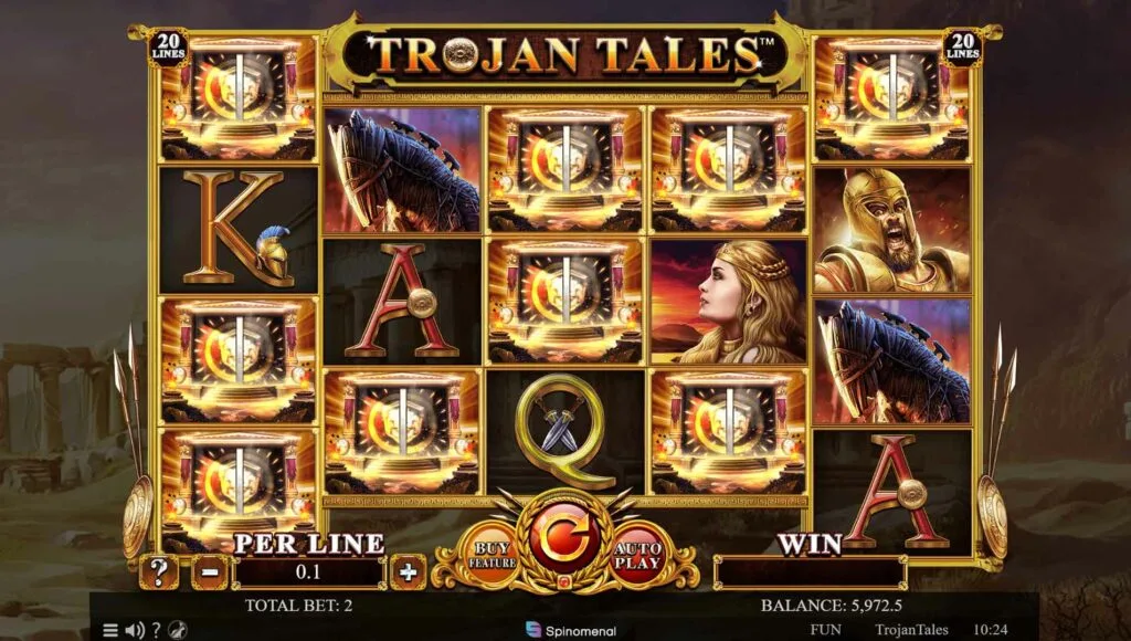 Jugabilidad de Trojan Tales